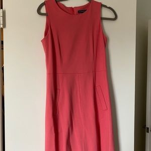 Banana republic pink mad men inspired dress